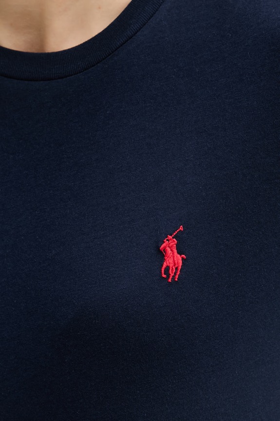 Polo Ralph Lauren longsleeve damski bawełniany 211B14604 granatowy