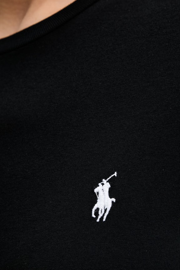 Polo Ralph Lauren tričko s dlhým rukávom dámske bavlnené 211B14604 čierna