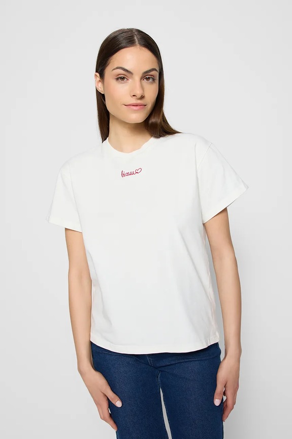 BIZUU tricou pentru femei, din bumbac SEYA bej SEYA.KREMOWY