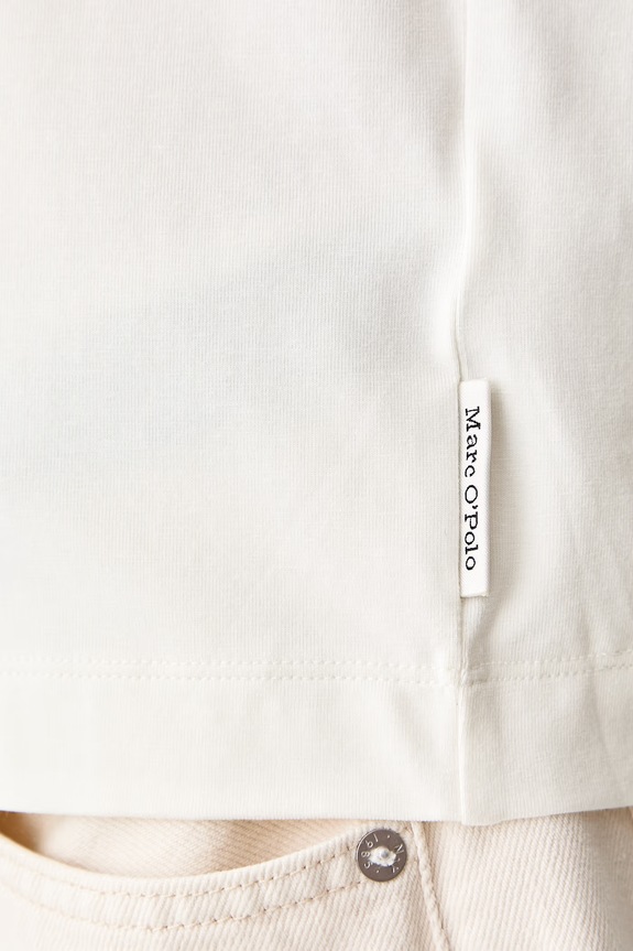 Marc O'Polo T-shirt damski z bawełną 5000013473 beżowy