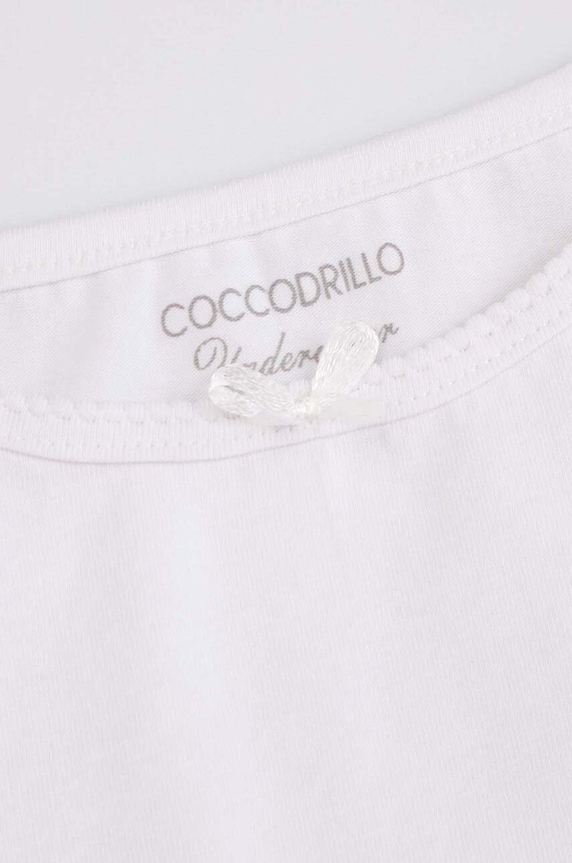 Coccodrillo top bawełniany dziecięcy 2-pack biały XCX407202BAU