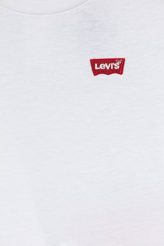 Девочка Футболка для младенцев Levi's BATWING CHEST HIT TEE 1EK826 белый