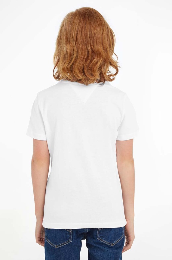 Tommy Hilfiger T-shirt bawełniany dziecięcy KS0KS00210.NOS
