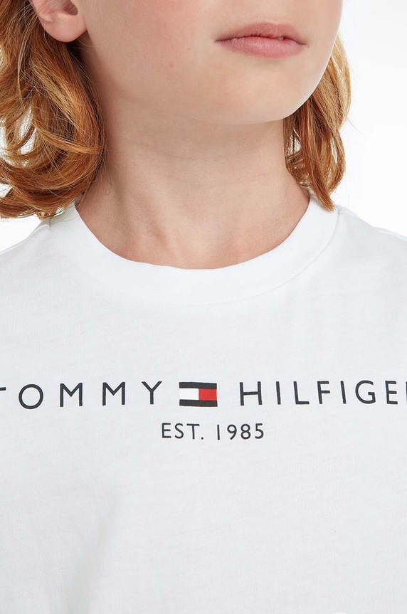 Tommy Hilfiger T-shirt bawełniany dziecięcy KS0KS00210.NOS