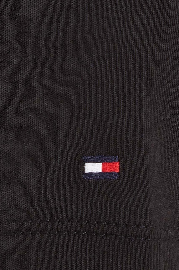 Tommy Hilfiger gyerek pamut póló fekete KS0KS00210.NOS