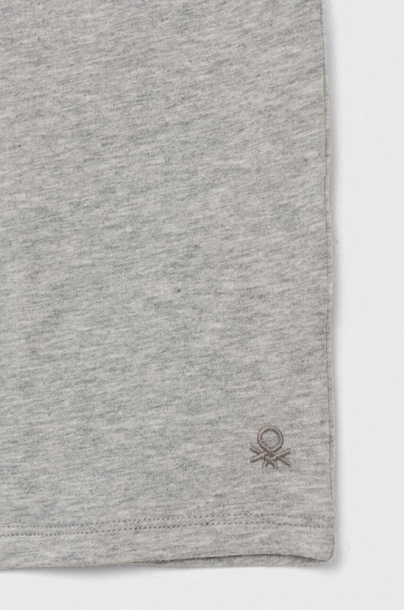 CHLAPEC Dětské bavlněné tričko United Colors of Benetton 3I1XC109V.G.NOS šedá