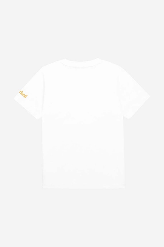 Timberland gyerek pamut póló Short Sleeves Tee-shirt T25S87.10B fehér AA00
