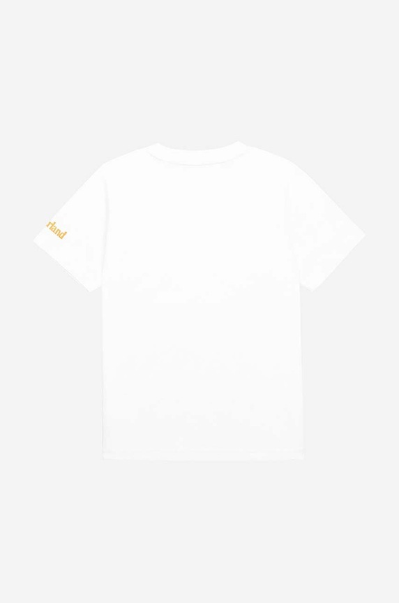 Timberland gyerek pamut póló Short Sleeves Tee-shirt T25S87.10B fehér AA00
