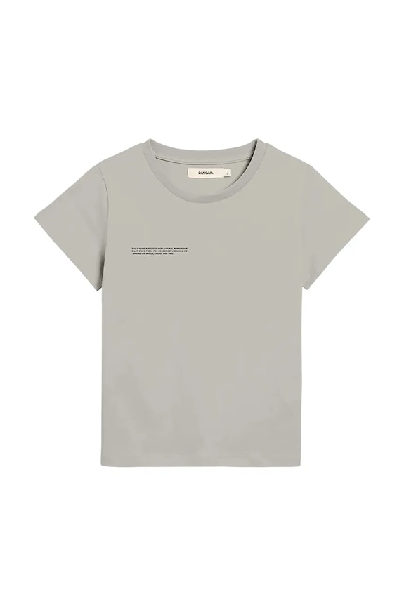 Tričko Pangaia KIDS' 365 MIDWEIGHT T-SHIRT potlač béžová 10000430.CORE