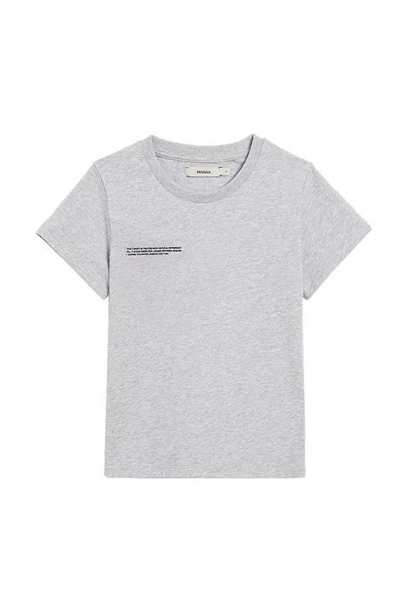 Pangaia t-shirt KIDS' 365 MIDWEIGHT T-SHIRT sovrastampa grigio 10000430.CORE
