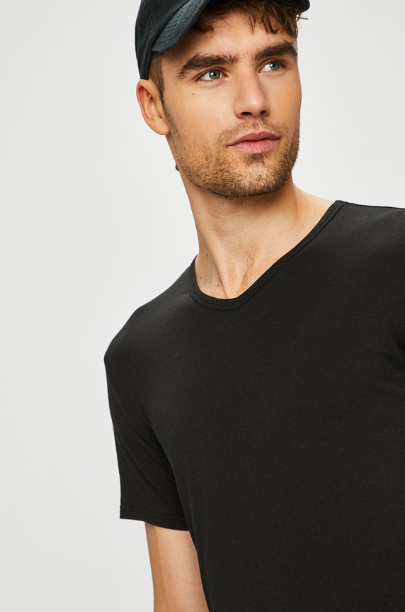 Tommy Hilfiger - Tričko (3-pack) černá 2S87903767