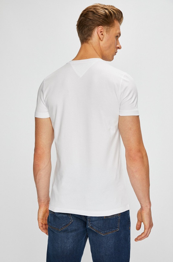 Oblečenie Tričko Tommy Hilfiger MW0MW02045 MW0MW02045 biela