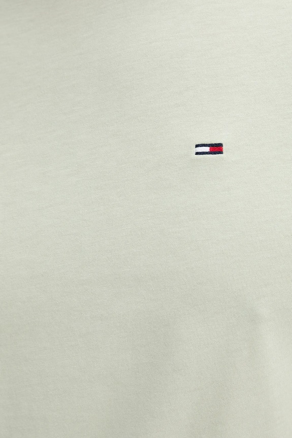 Tommy Jeans t-shirt męski bawełniany zielony DM0DM04411