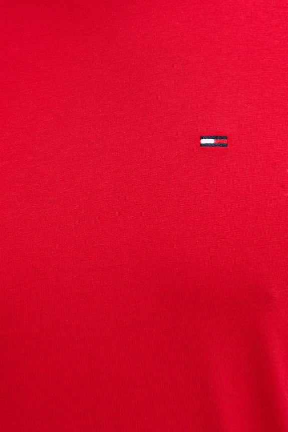 Tommy Jeans t-shirt męski bawełniany czerwony DM0DM04411