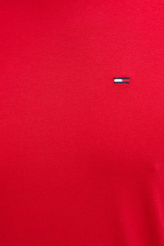 Tommy Jeans t-shirt męski bawełniany czerwony DM0DM04411
