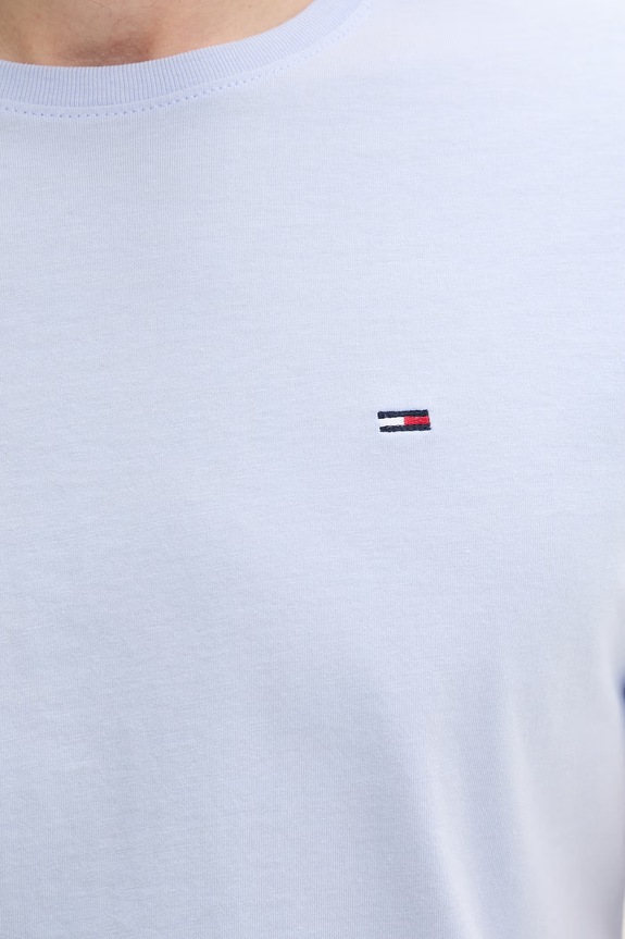 Tommy Jeans T-shirt męski bawełniany DM0DM04411 niebieski