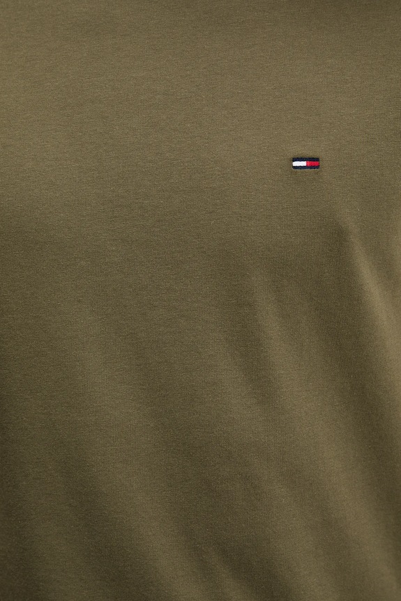 Tommy Jeans férfi pamut t-shirt DM0DM04411 zöld