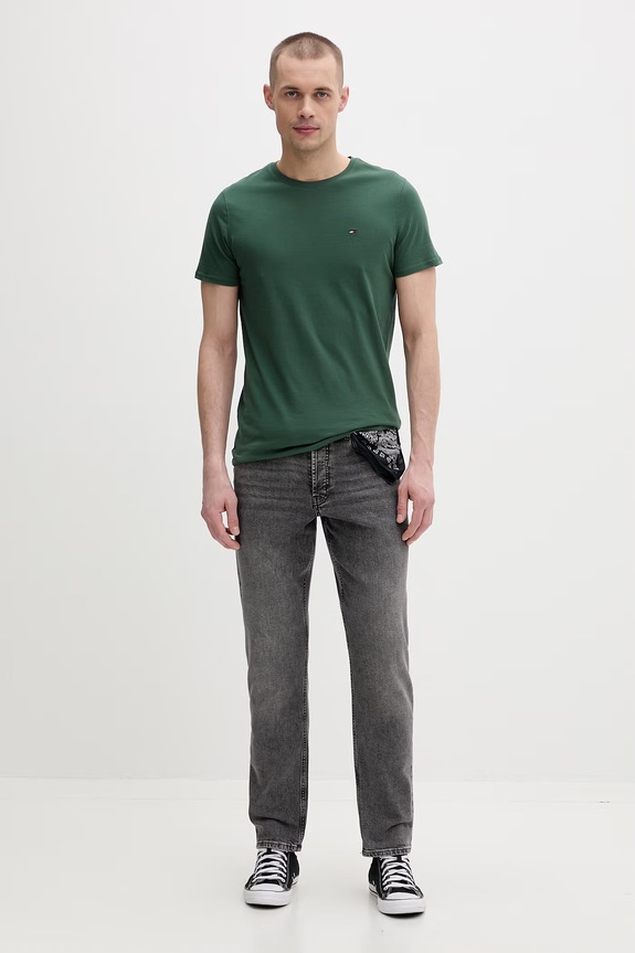 Tommy Jeans Tricou bărbătesc din bumbac DM0DM04411 verde AA00