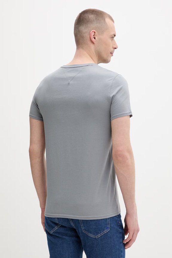 Îmbrăcăminte Tommy Jeans tricou bărbătesc de bumbac DM0DM04411 gri