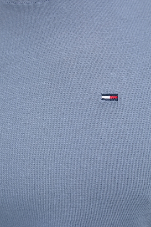 Tommy Jeans T-shirt ανδρικό βαμβακερό μπλε DM0DM04411