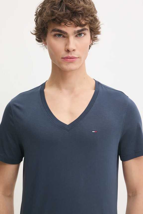 Tommy Jeans - T-shirt DM0DM04410 granatowy DM0DM04410