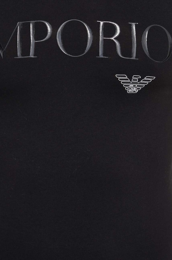 Emporio Armani Underwear póló otthoni viseletre fekete 110810