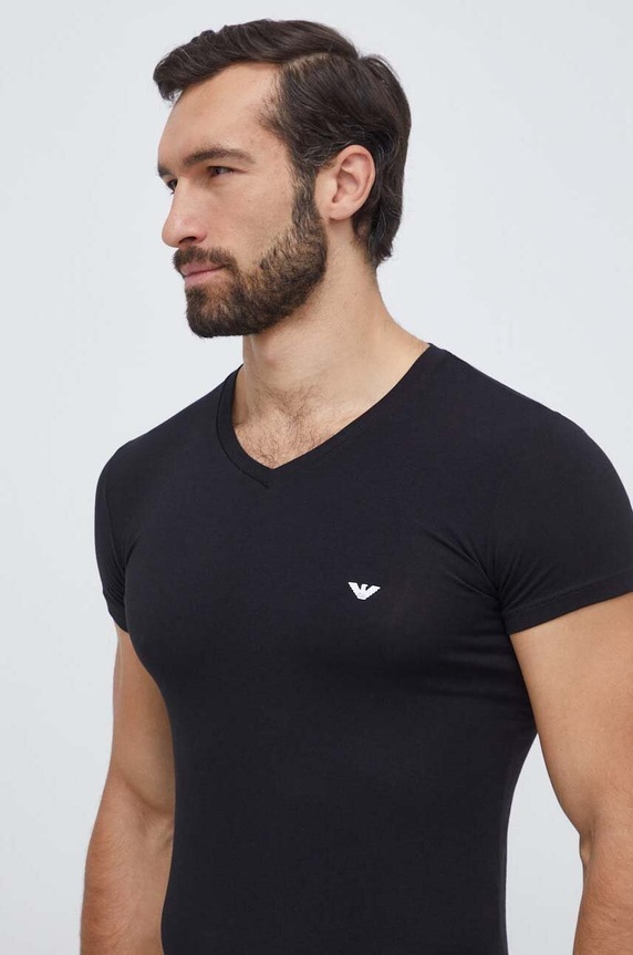 Emporio Armani - Tričko 110810.CC729 černá AA00