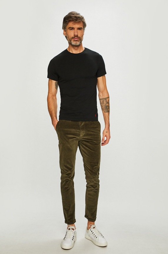 Tričko Polo Ralph Lauren (2-pack) 714621944001 černá AA00