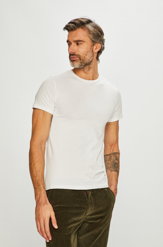 Polo Ralph Lauren tricou (2-pack) regular alb 714621944002