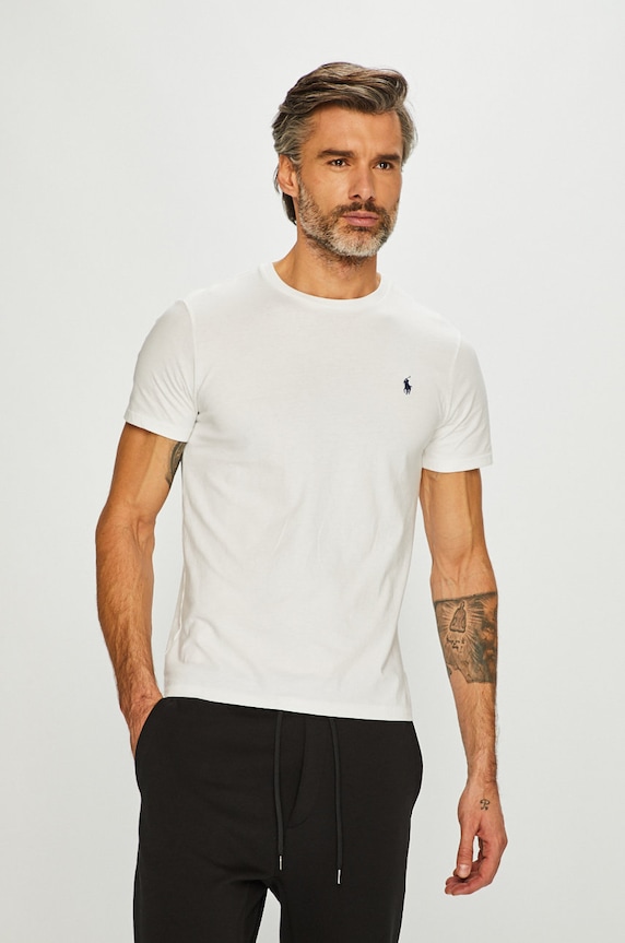 Polo Ralph Lauren - T-shirt 710680785003 bawełna biały 710680785003