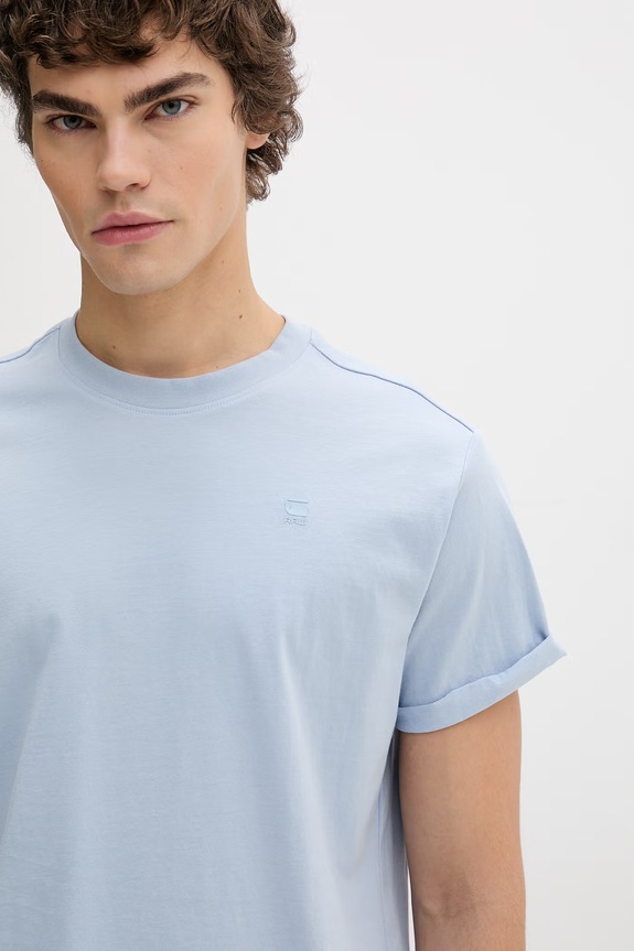 G-Star Raw tricou din bumbac albastru D16396.B353