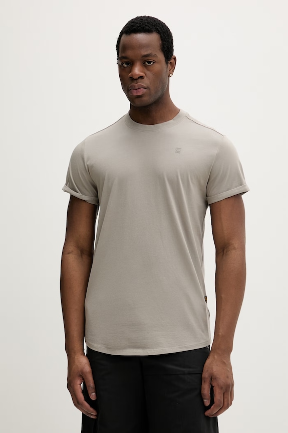 G-Star Raw tricou din bumbac bej D16396.B353