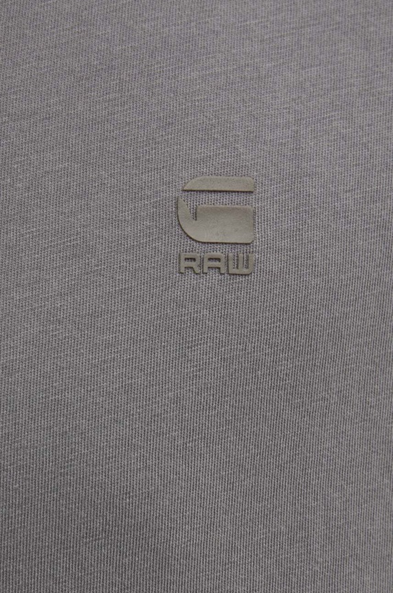 G-Star t-shirt bawełniany Lash D16396.B353 szary