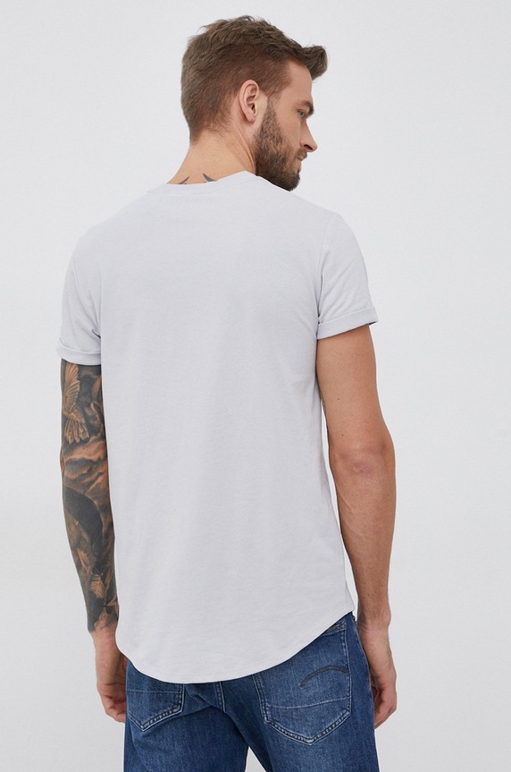 Odzież G-Star t-shirt bawełniany Lash D16396.B353 szary