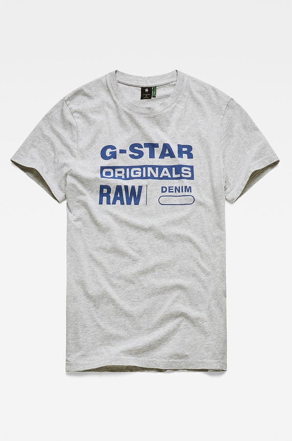 G-Star - T-shirt D14143.336.A302 szary D14143.336.A302