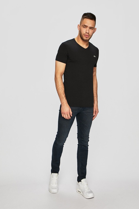 Lacoste - T-shirt TH0999 fekete AW24