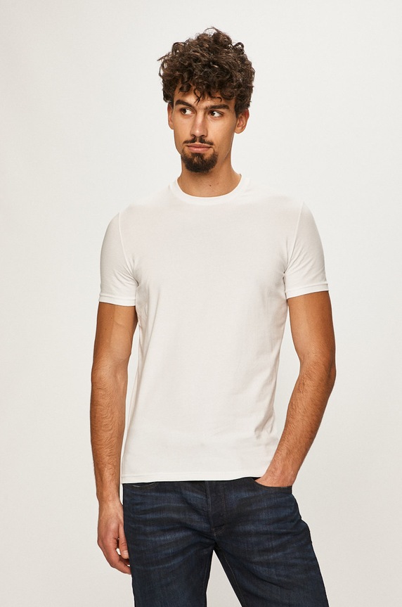 DSQUARED2 - Tricou (2-pack) uni alb DCX200030