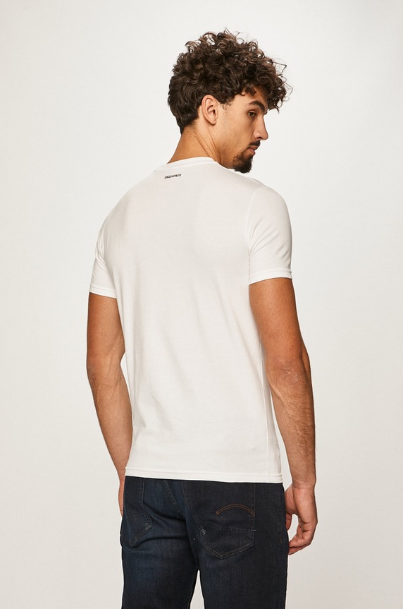 Îmbrăcăminte DSQUARED2 - Tricou (2-pack) DCX200030 alb