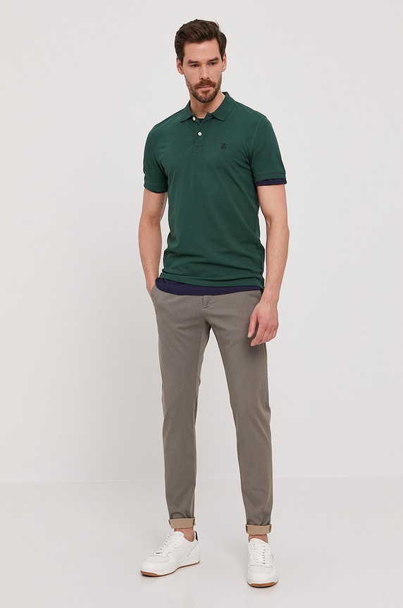 Selected Homme - T-shirt 16071775 granatowy AA00
