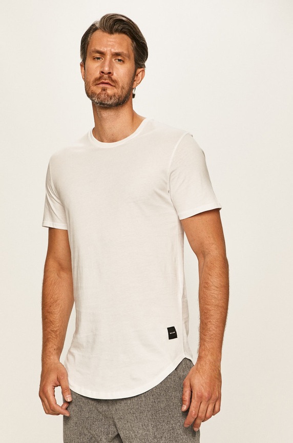 Only & Sons - T-shirt regular biały 22002973..