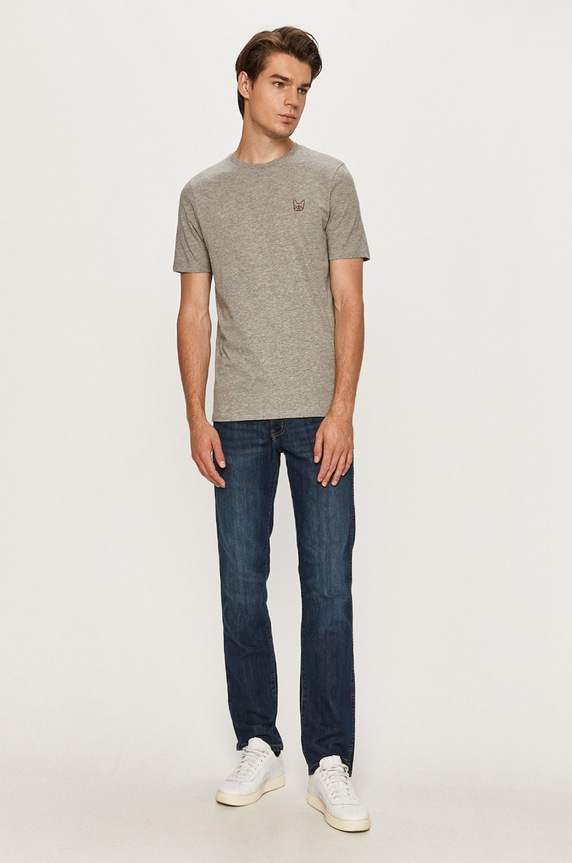 Jack & Jones - T-shirt 12164931 szary AA00
