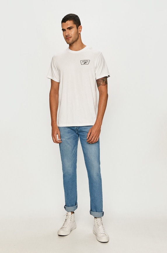 Vans - Tričko VN0A3H5KYB21 bílá AA00