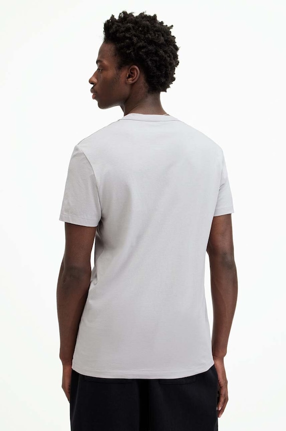 Oblečenie Tričko AllSaints TONIC SS CREW MD109E sivá