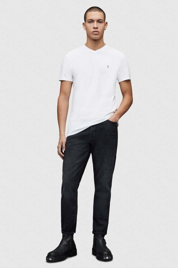 AllSaints t-shirt Tonic V-neck bianco MD001M