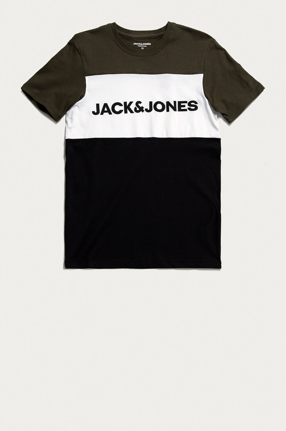 Jack & Jones - T-shirt nadruk zielony 12173968