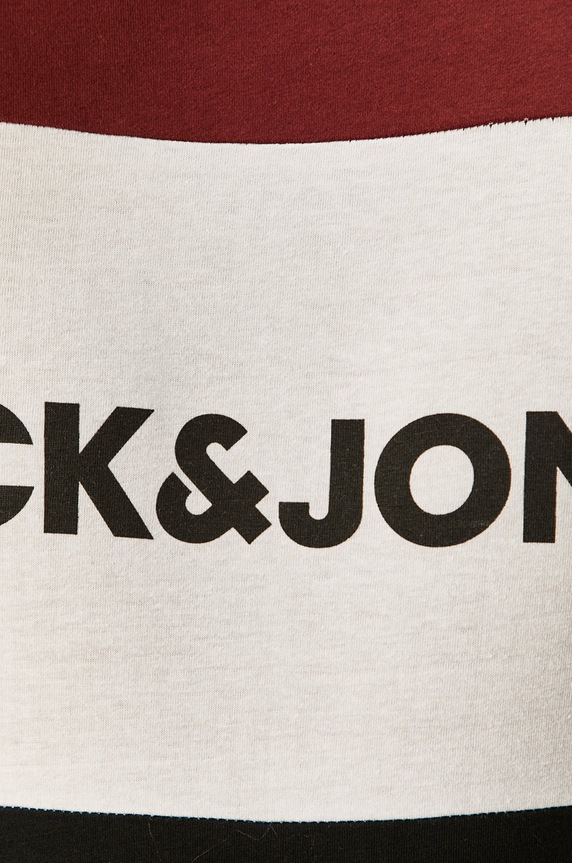 Jack & Jones - T-shirt 12173968 bordowy