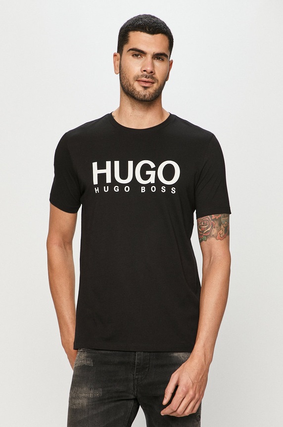 HUGO t-shirt 50387414.NOS czarny 50387414.NOS