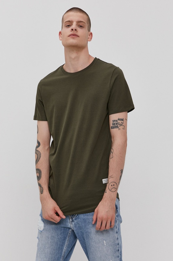 Jack & Jones T-shirt zielony 12113648
