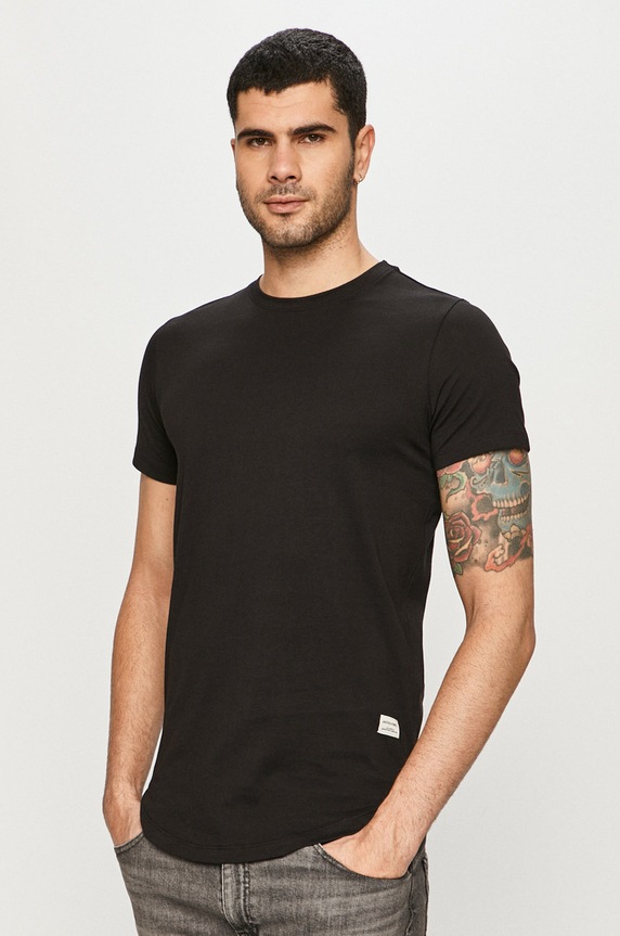 Jack & Jones T-shirt regular czarny 12113648
