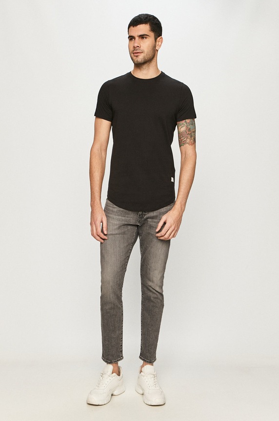 Jack & Jones T-shirt 12113648 czarny AA00
